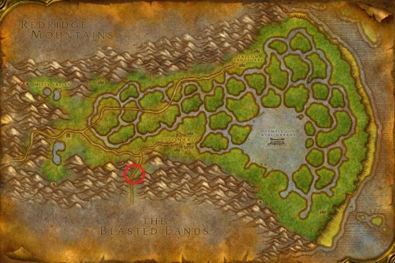 Fallen Hero of the Horde location - World of Warcraft: Classic