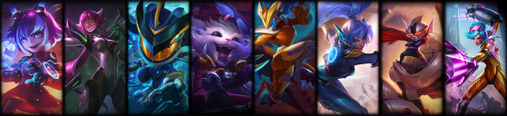 Super Galaxy skins currently available - Teamfight Tactics