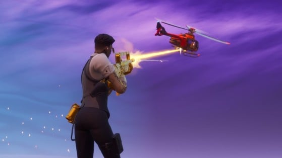 Fortnite Midas Mission Challenge: How to Deal damage to a Choppa with a passenger or pilot inside