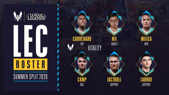 LoL: Team Vitality reveal new LEC roster for Summer Split 2020