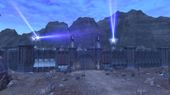 FFXIV: Castrum Meridianum from the sky - Final Fantasy XIV
