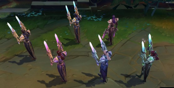 Victorious Lucian chromas: back  view - League of Legends