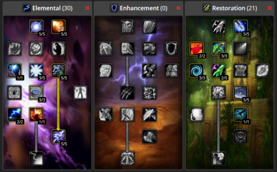 Elemental PvP 30/0/21 - World of Warcraft: Classic