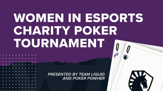 Women in Esports Charity Poker Tournament gets under way tonight!