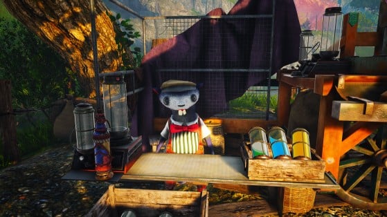 Jumble and his nectar stand - Biomutant
