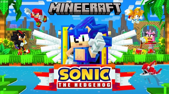 Sonic the Hedgehog and his friends arrive in Minecraft