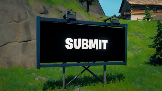 Fortnite Week 9 Challenge: Equip a Detector, then disable an Alien Billboard in one match