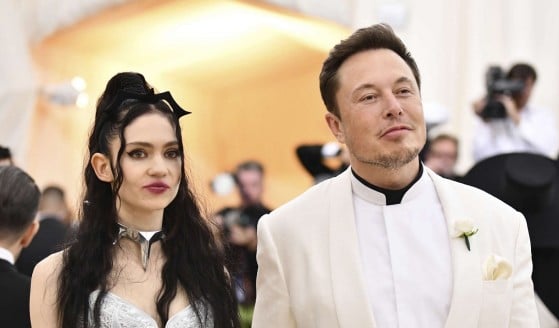 Elon Musk and his girlfriend, Grimes - Elden Ring