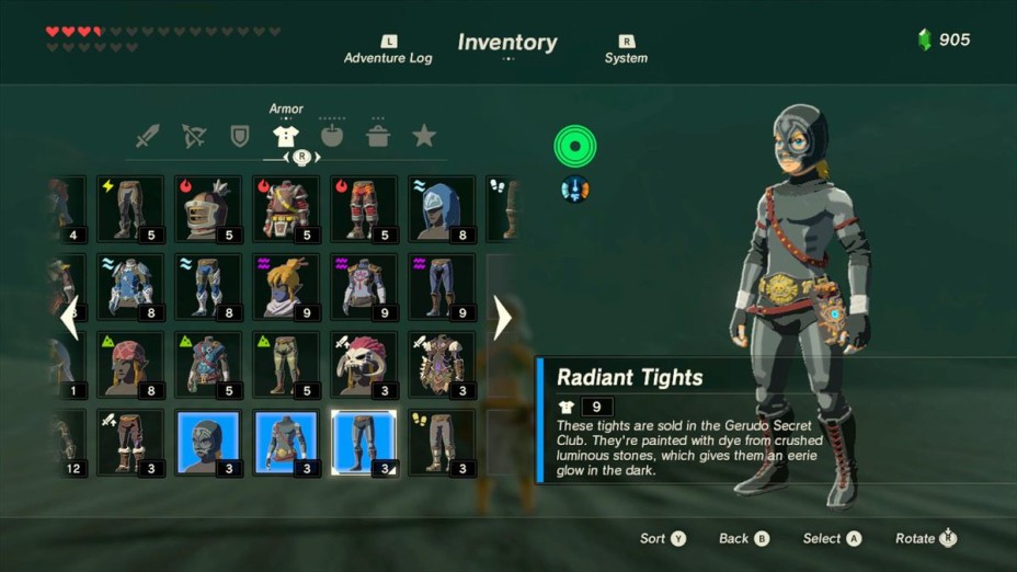 Zelda BotW Guide: Getting the full radiant set - Millenium