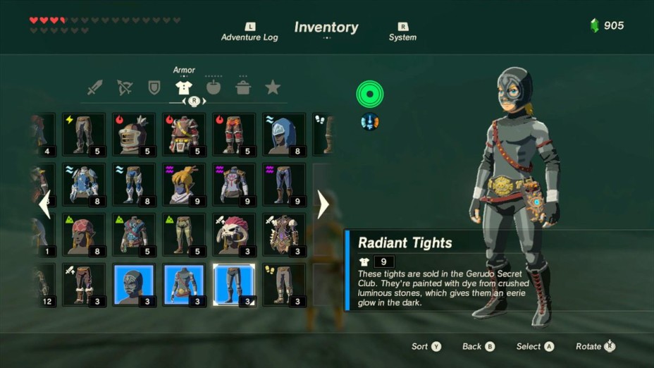 Zelda BotW Guide Getting the full radiant set Millenium