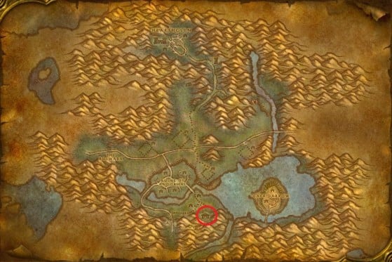 Location of High Priest Thel'danis - World of Warcraft: Classic