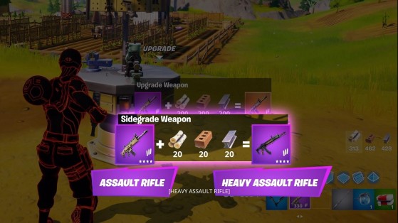 Fortnite: Convert your Assault Rifle to a Heavy AR with the Upgrade Stations