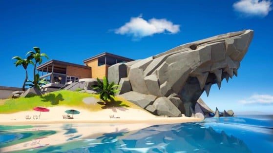 Fortnite Brutus' Briefing: The Grotto and The Shark locations