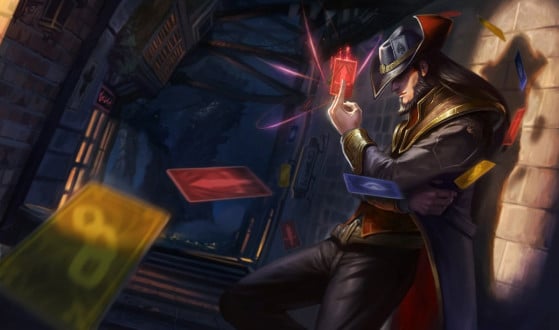 Twisted Fate is kind of the embodiment of randomness in League - Teamfight Tactics