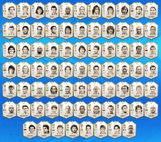 Here are all the cards up for grabs - FIFA 20