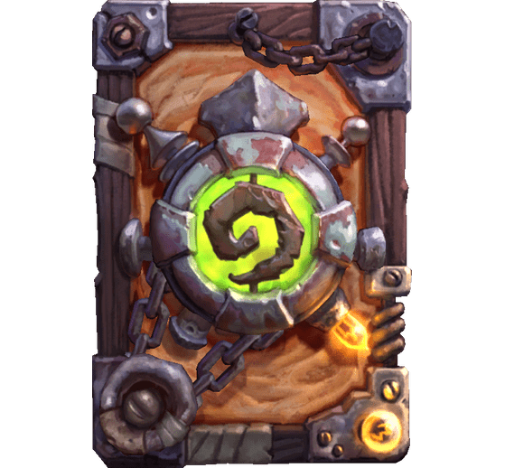 'It crackles with fel energy and the mechanical whir of forbidden upgrades. Acquired by successfully completing Trial by Felfire in Story mode.' - Hearthstone