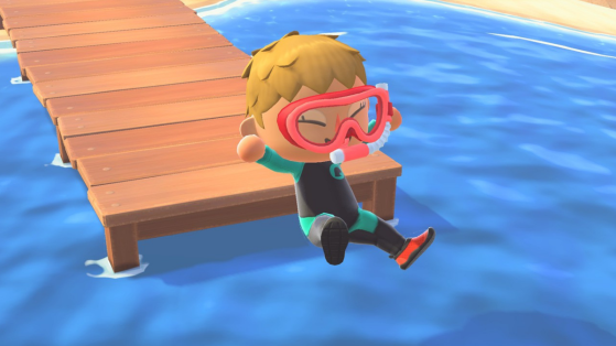 Animal Crossing: New Horizons - How to swim and get a Wet Suit
