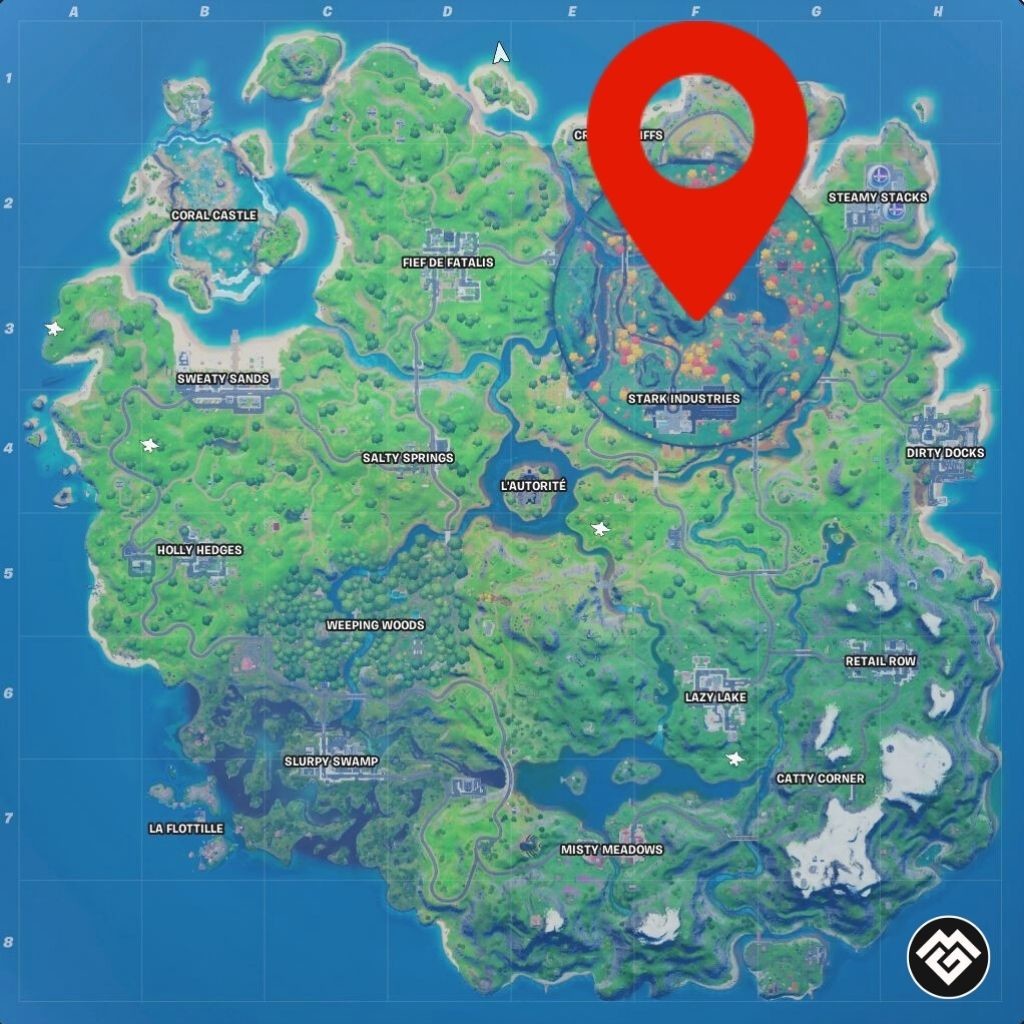 Fortnite Season 4 Week 10 Challenges Search Chests at Upstate New York