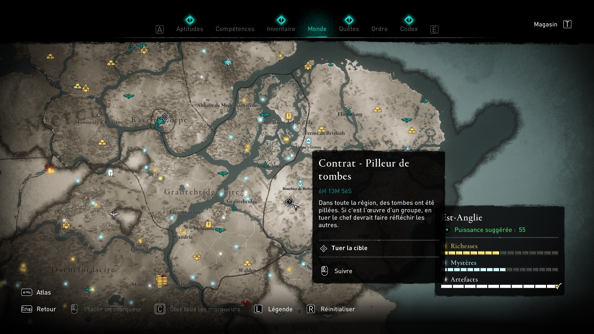 How work Thousand Eyes contracts in Assassin's Creed Valhalla Millenium