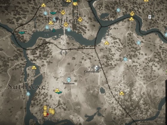 Treasure Hoard Maps - Suthsexe - Artifacts, Assassin's Creed: Valhalla
