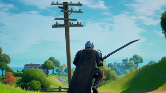 Fortnite Chapter 2 Season 5: Place a Wiretap on any of the Telephone Poles near Holly Hedges