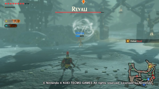 Dodge and attack when Revali does this. - Hyrule Warriors: Age of Calamity