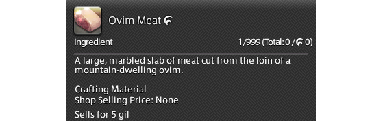 FFXIV Ovim Meat Farm Guide - Final Fantasy XIV