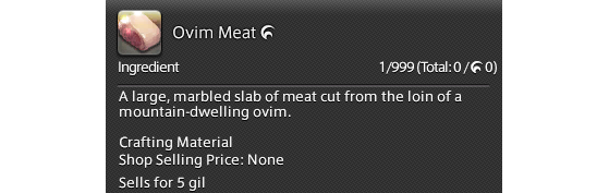 FFXIV Ovim Meat Farm Guide - Final Fantasy XIV