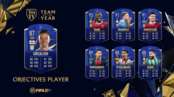 FUT 21: TOTY Honourable Mention Grealish, Objectives, Requirements, Rewards