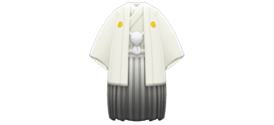 White Hakama With Crest - Animal Crossing: New Horizons