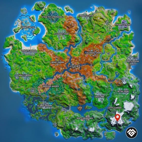 Fortnite Season 6 Challenge: Place a spirit crystal at the tallest ...