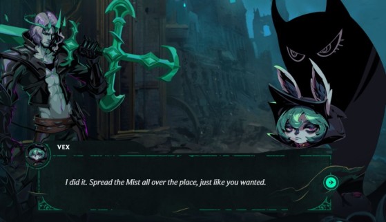 This is how Vex appears in the current Sentinels of Light event - League of Legends