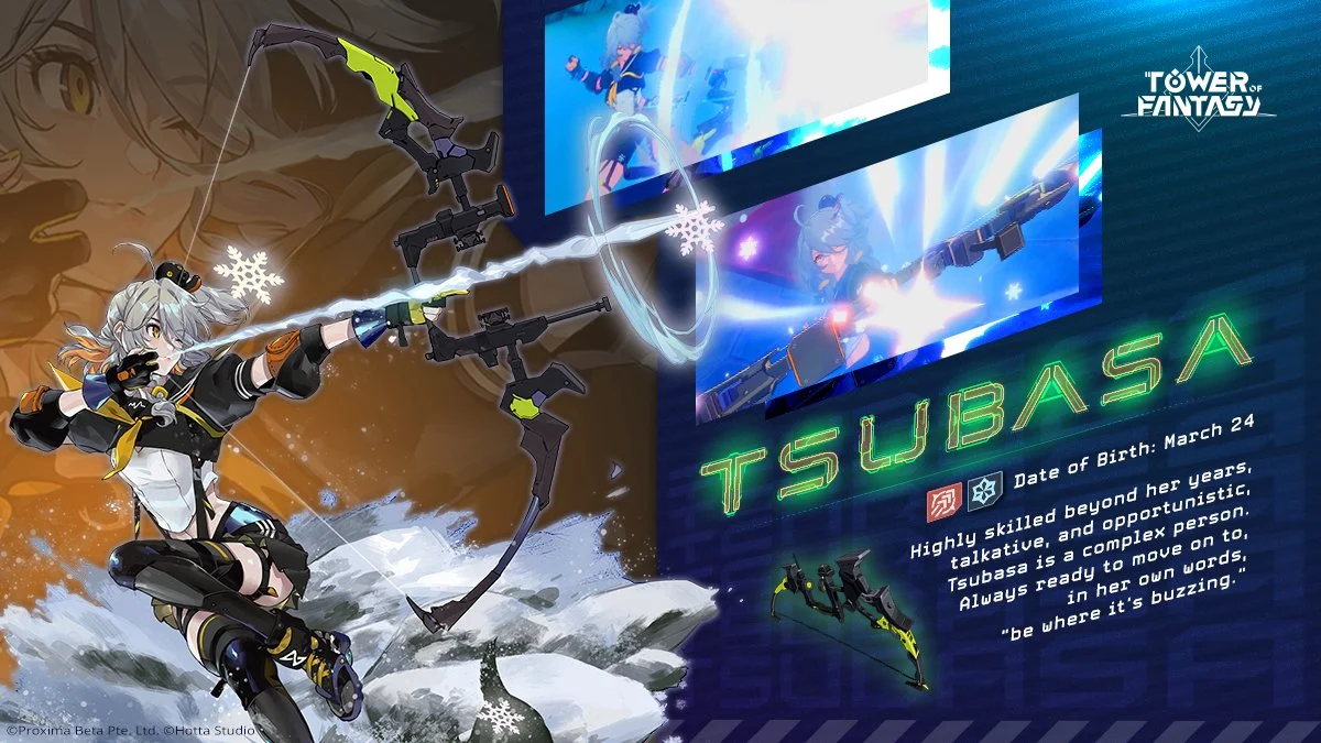 Tsubasa Tower of Fantasy Icy Wind Arrow Weapon, Build, Matrices... How