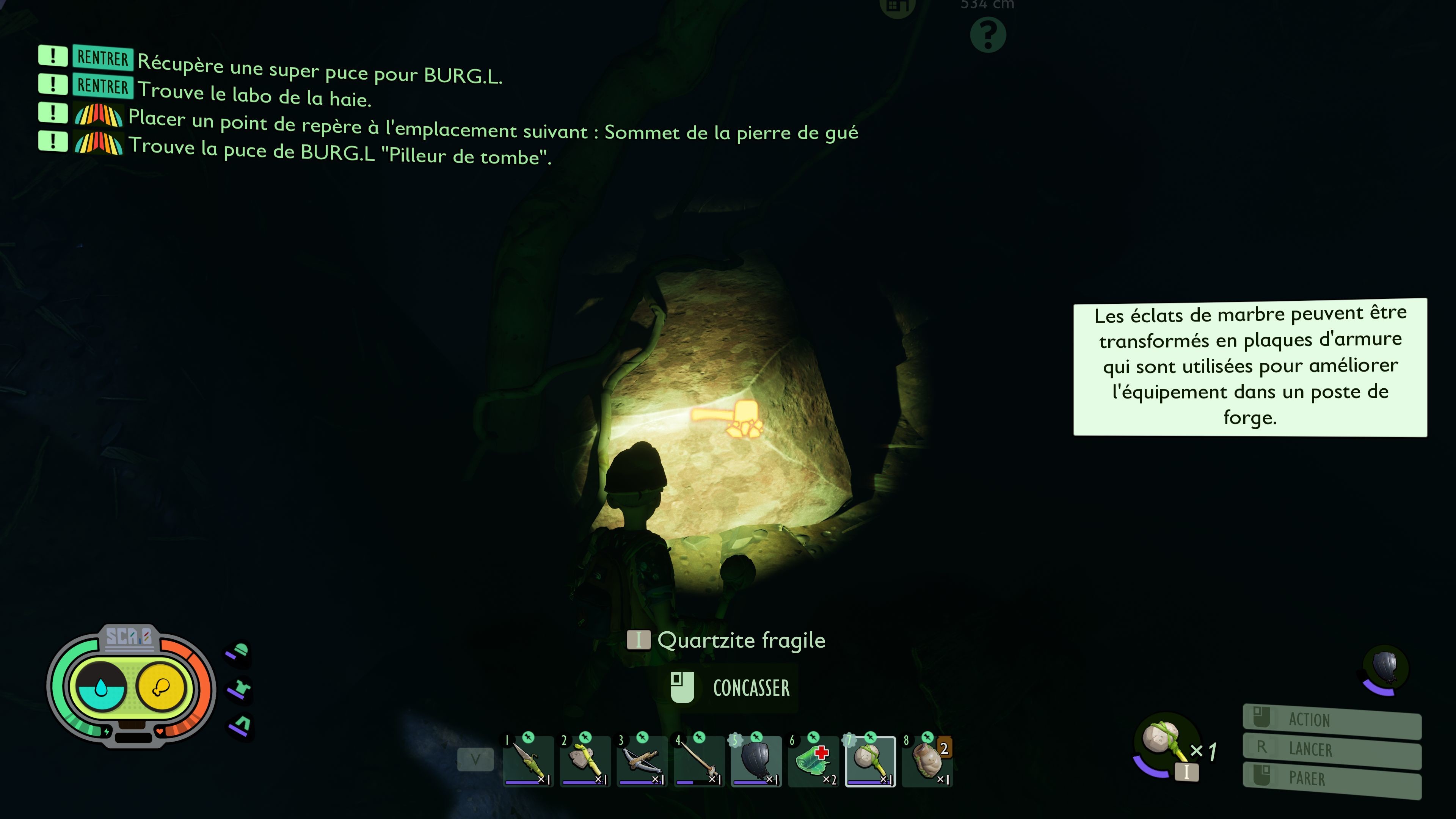 Grounded Marble Where to find it and how to use it? Millenium