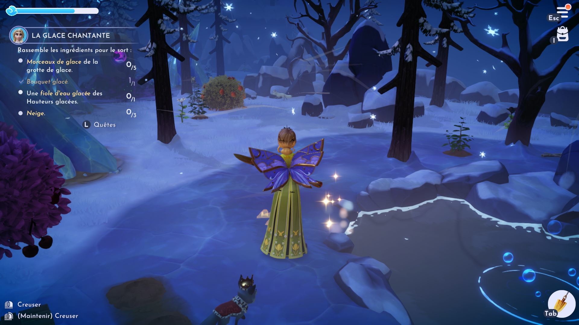 Frozen Heights Disney Dreamlight Valley Snow, Pillar, Asparagus