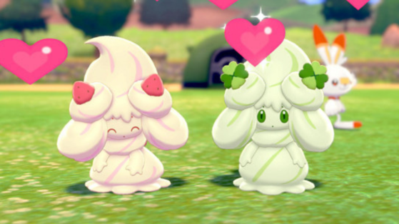 All Alcreamie's variations in Pokemon Sword and Shield