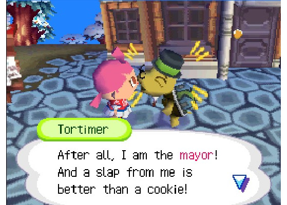Tortimer, back in his mayoral prime... - Animal Crossing: New Horizons