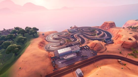 Fortnite: finish a tour on a circuit in the desert, challenge week 5