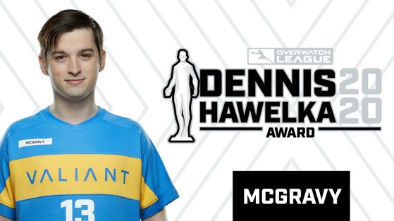 McGravy has been named 2020 Overwatch League Hawelka Award