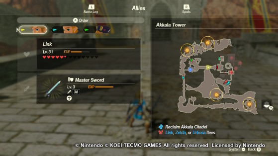 The four furnace locations in Hyrule Warriors: Age of Calamity - Hyrule Warriors: Age of Calamity