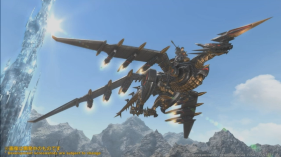 FFXIV 5.5 Mecha Dragon Mount - Final Fantasy XIV