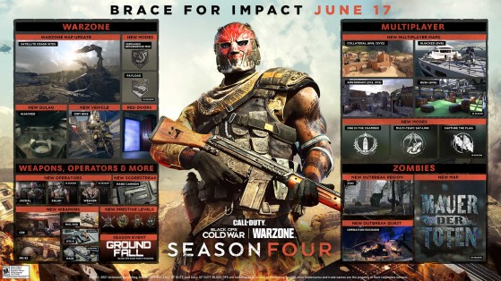 Warzone Season 4 roadmap revealed