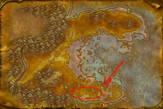 Location of Azuregos - World of Warcraft: Classic