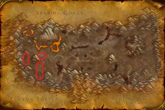 Possible locations - World of Warcraft: Classic