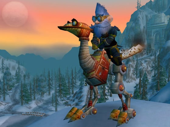 After all this walking on foot, we even learn to love the ugliest mounts - World of Warcraft: Classic