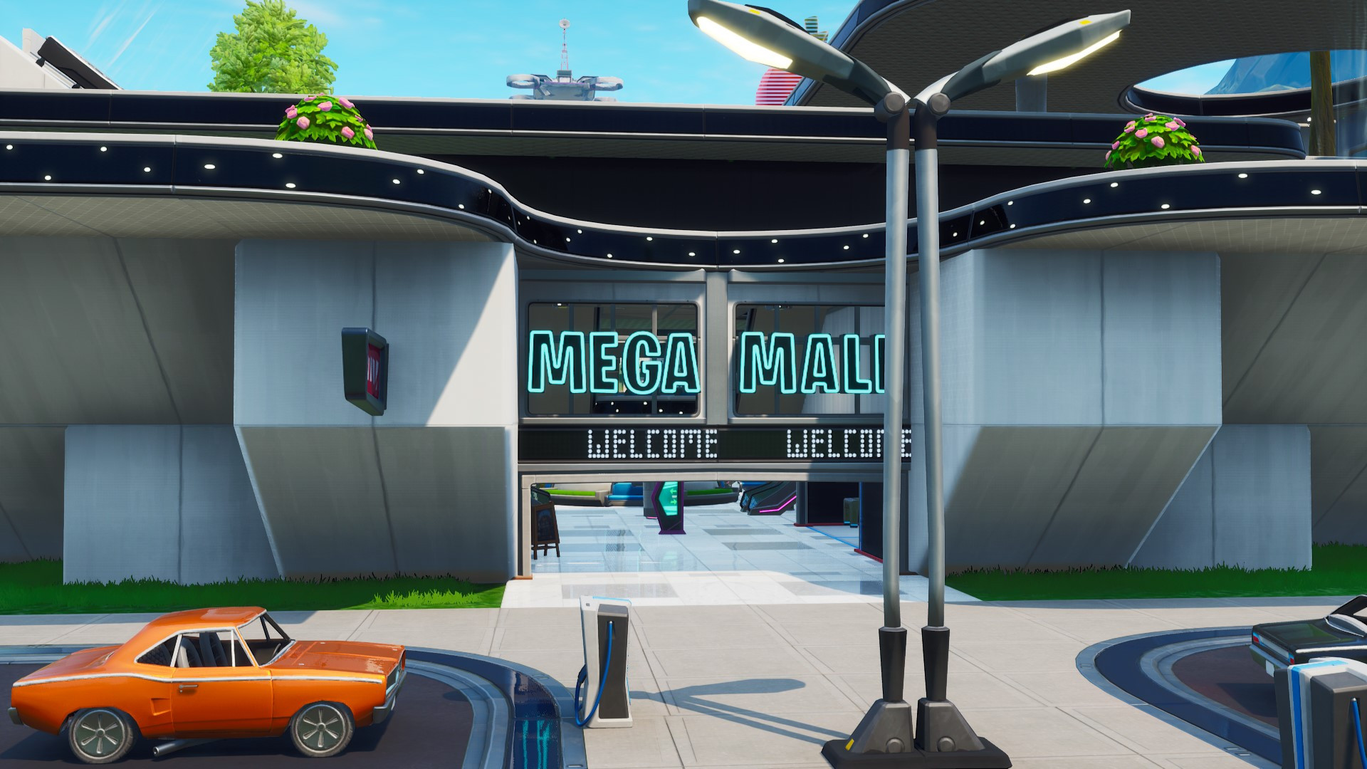 Fortnite Mega Mall, season 9, new location Millenium