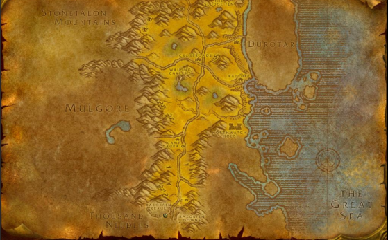Location of Razorfen Kraul - World of Warcraft: Classic