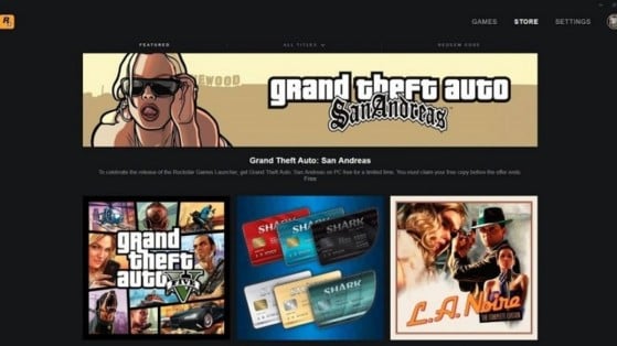 Rockstar Games introduces its launcher and gifts GTA San Andreas