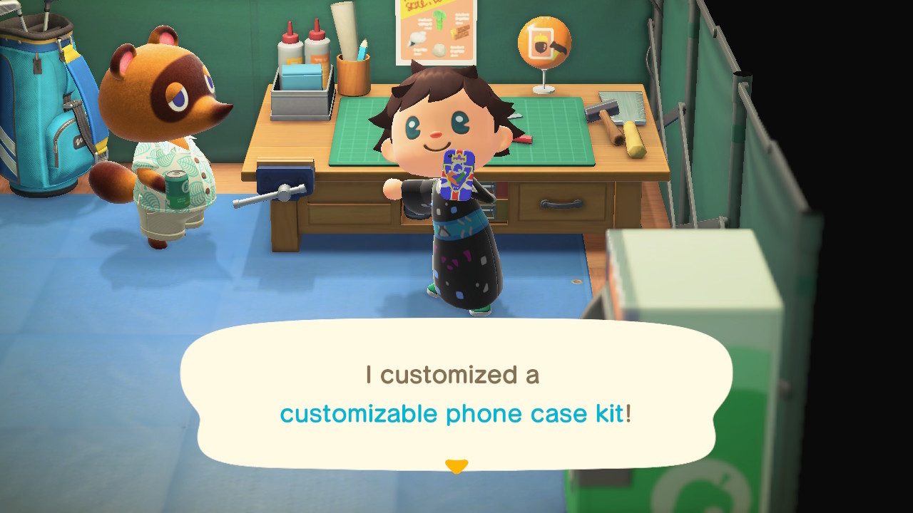 Animal Crossing New Horizons How to change your phone case Millenium
