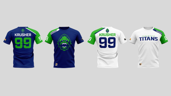 OWL E-Sports Hooreg Vancouver Titans Team Uniform Player Jersey